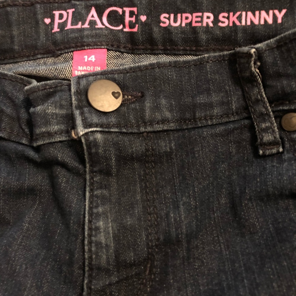Girl’s Children’s Place Super Skinny Jeans Size:14